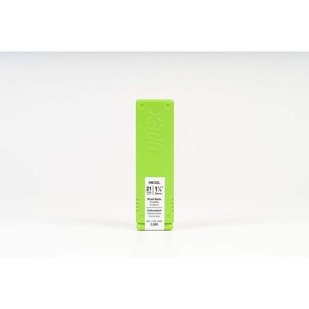 Grex Power Tools Brad Nails 21 Gauge Galvanized 1 1/4″ 5000 Quantity - Ascmtools