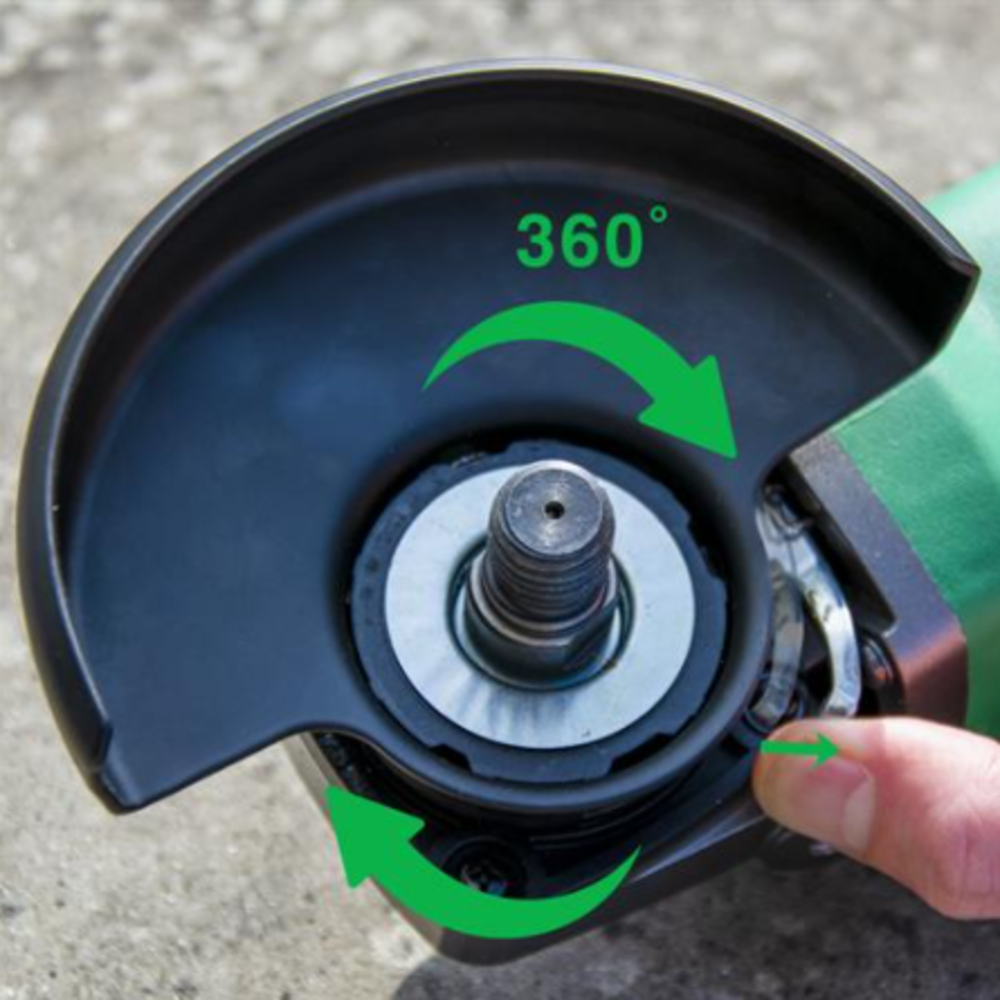 Metabo HPT Disc Grinder Paddle Switch with Lock-Off 4.5″ 10.5 Amp - Ascmtools