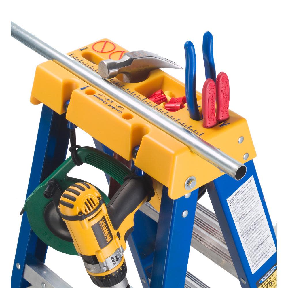 Werner 10 Ft Fiberglass Type IAA Electricians Jobstation - Ascmtools