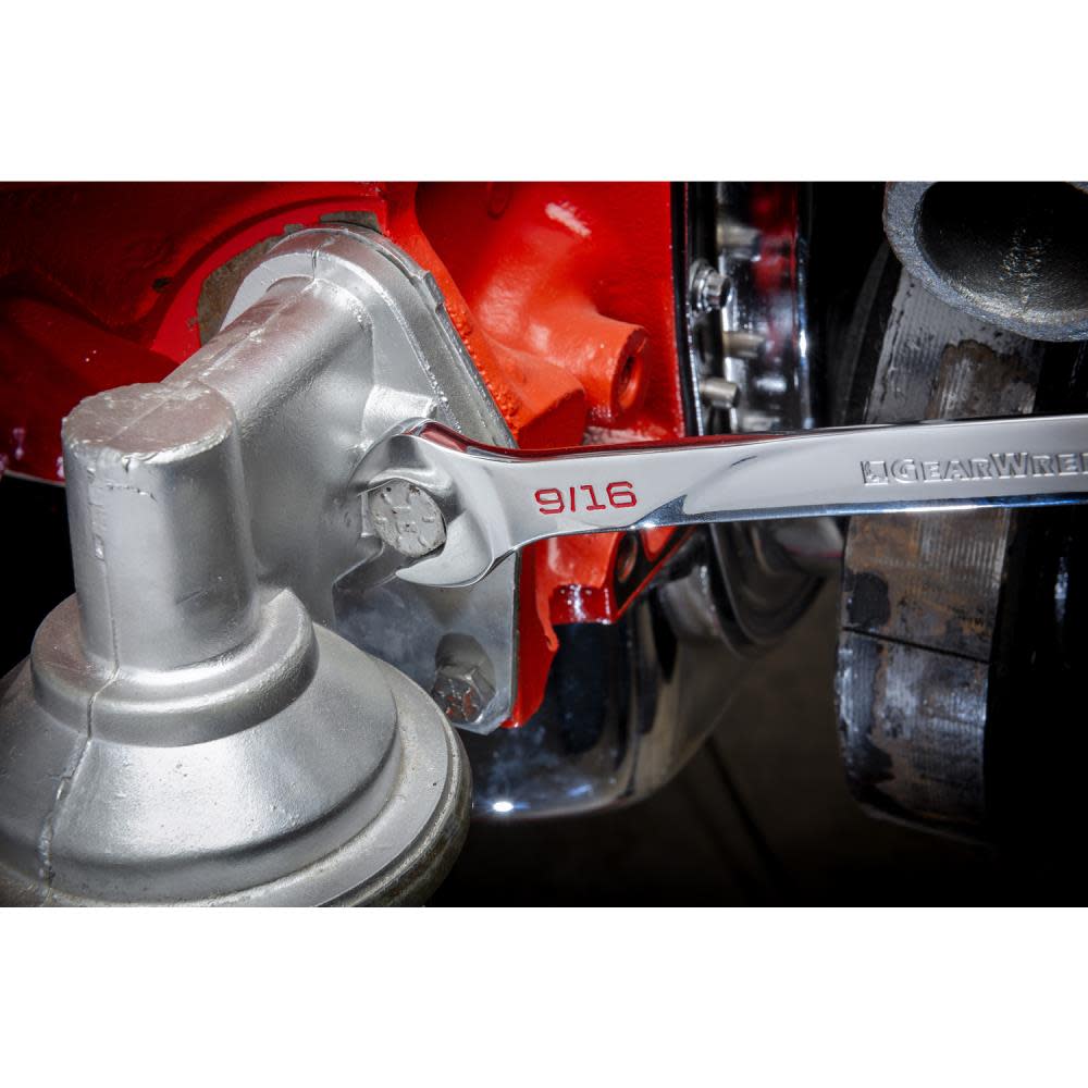 GEARWRENCH 120XP Flex Combination Ratcheting Wrench Universal Spline XL 7/16 In. - Ascmtools