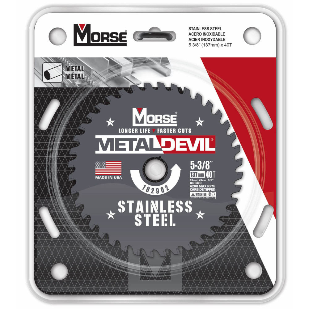 MK Morse 5 3/8″ 40 Tooth Stainless Steel Circular Saw Blade - Ascmtools