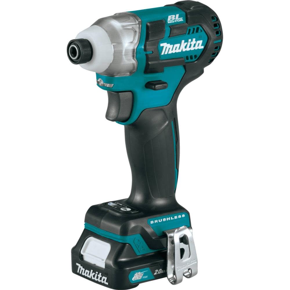 Makita 12 Volt Max CXT Lithium-Ion Brushless Cordless Impact Driver Kit 2.0 Ah - Ascmtools