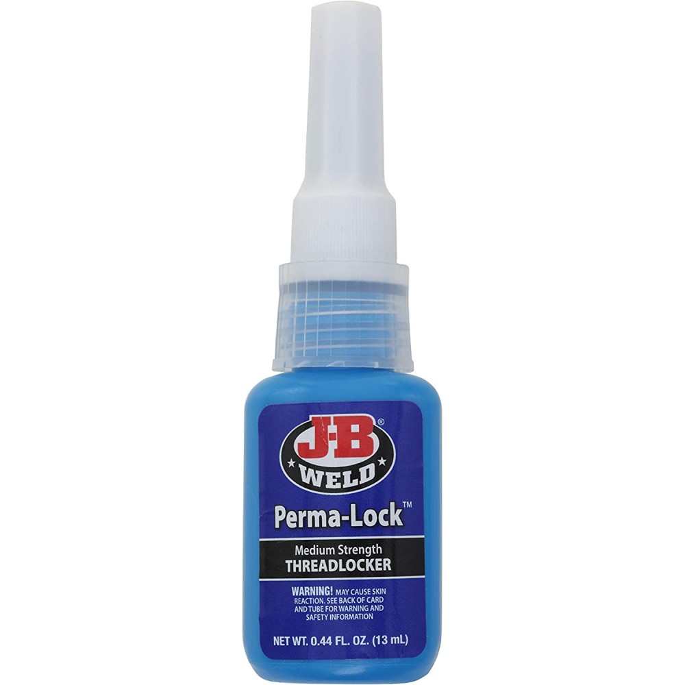 J-B Weld Perma Lock 0.44oz Blue Medium Strength Threadlocker - Ascmtools