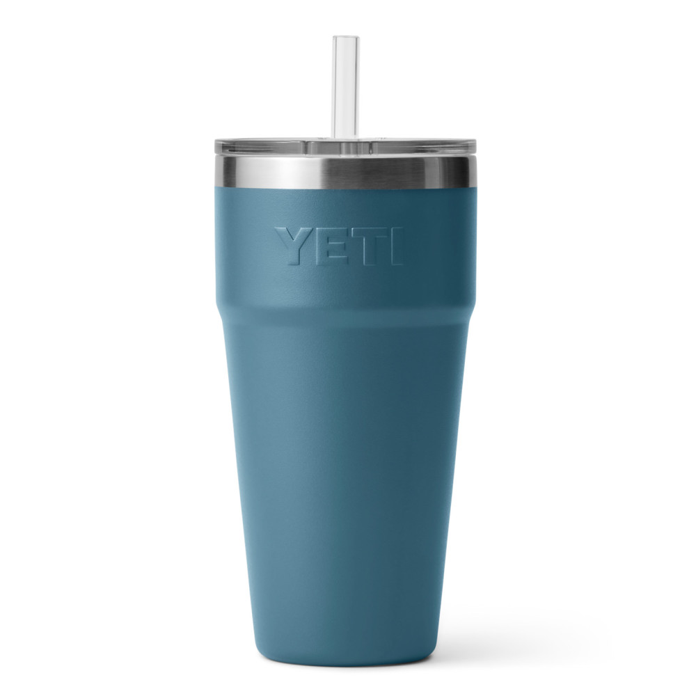 Yeti Rambler 26oz Stackable Cup with Straw Lid Nordic Blue - Ascmtools