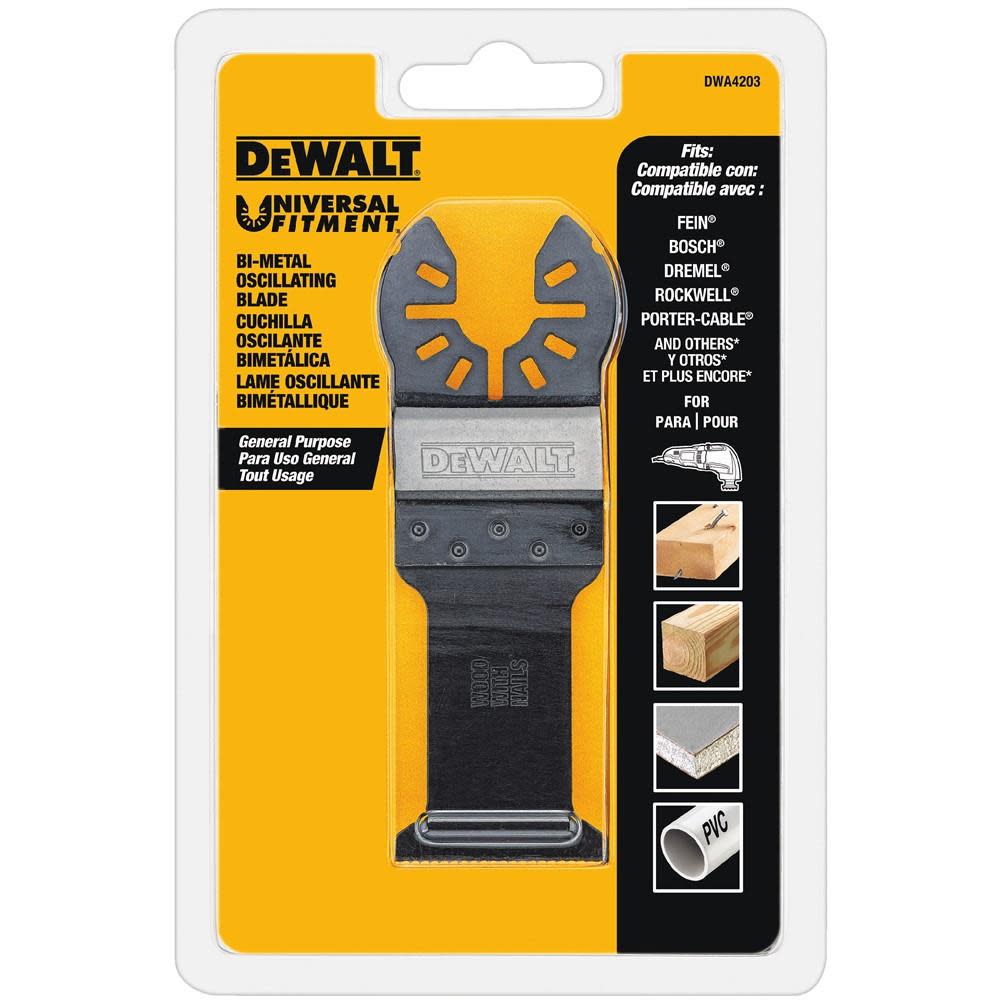 DEWALT Oscillating Wood with Nails Blade - Ascmtools