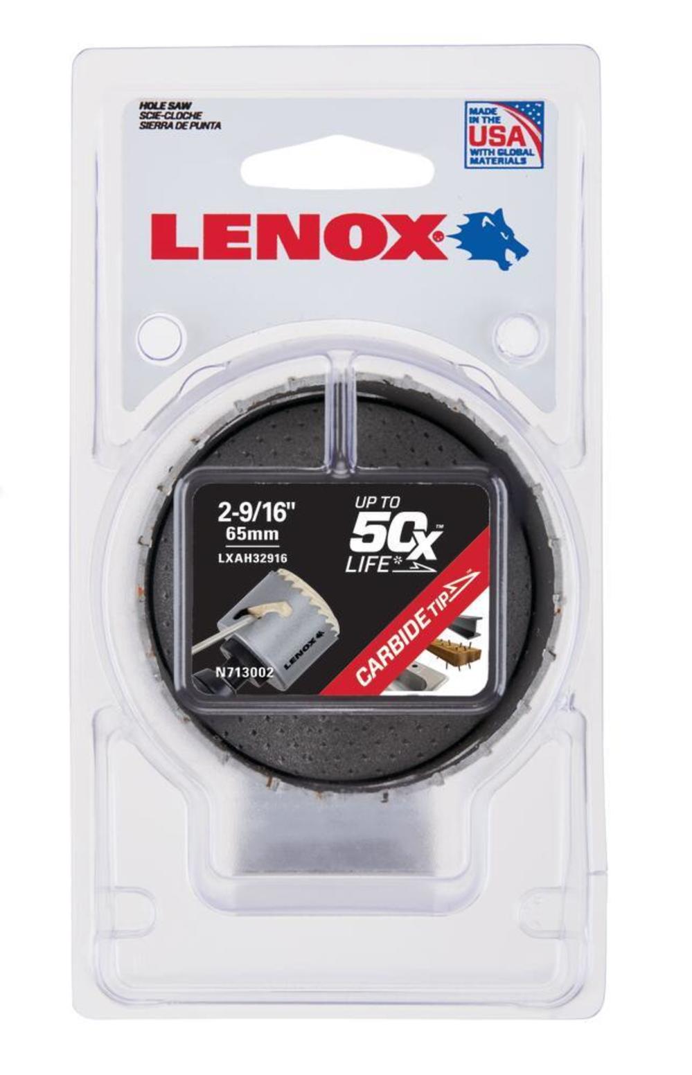 Lenox Hole Saw Carbide Tipped 2 9/16″ 65mm - Ascmtools