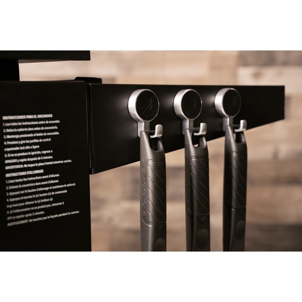 Blackstone Culinary Griddle Tool Holder Orange 4pc Combo - Ascmtools