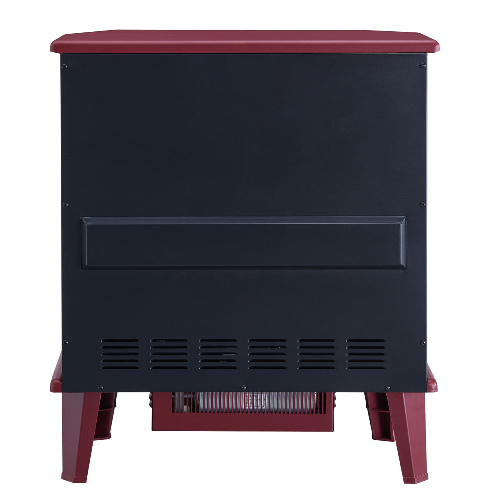 Hearthpro 25″ Red 5 Sided Infrared Electric Stove - Ascmtools