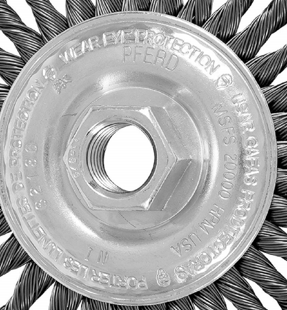 Pferd P.O.P. 4″ Stringer Bead Wheel – .020 CS Wire 5/8-11 Thread - Ascmtools