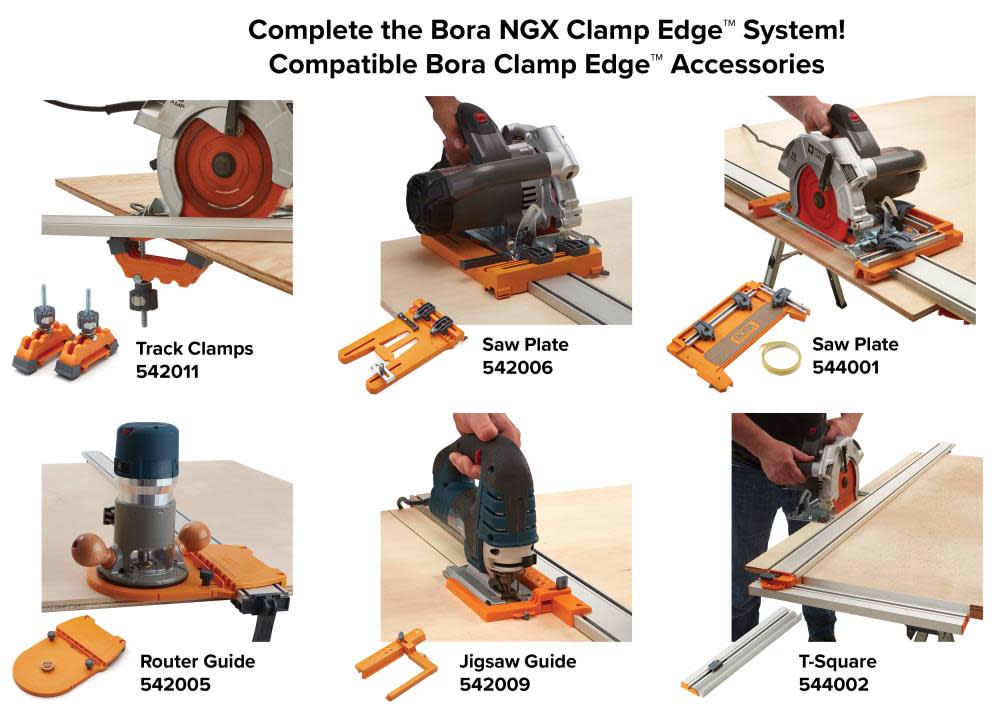 Bora Portamate 100-Inch NGX Clamp Edge (50+50) - Ascmtools