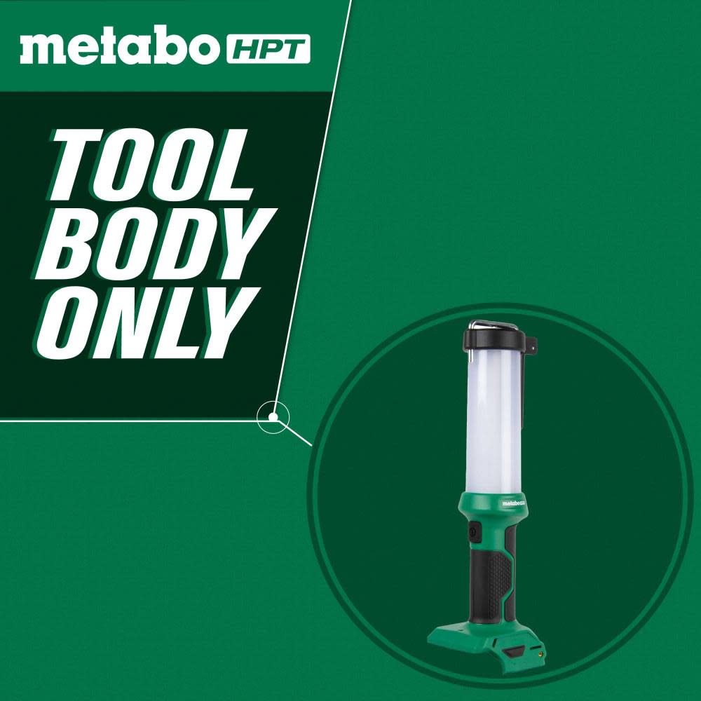 Metabo HPT 18V MultiVolt Lantern 750 Lumen LED Cordless Bare Tool - Ascmtools