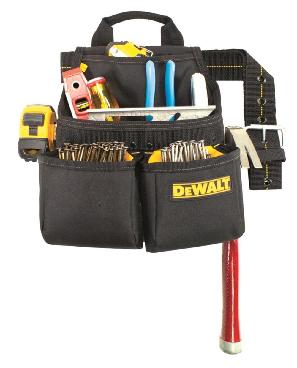 DEWALT 6 Pocket Framer’s Nail and Tool Bag - Ascmtools