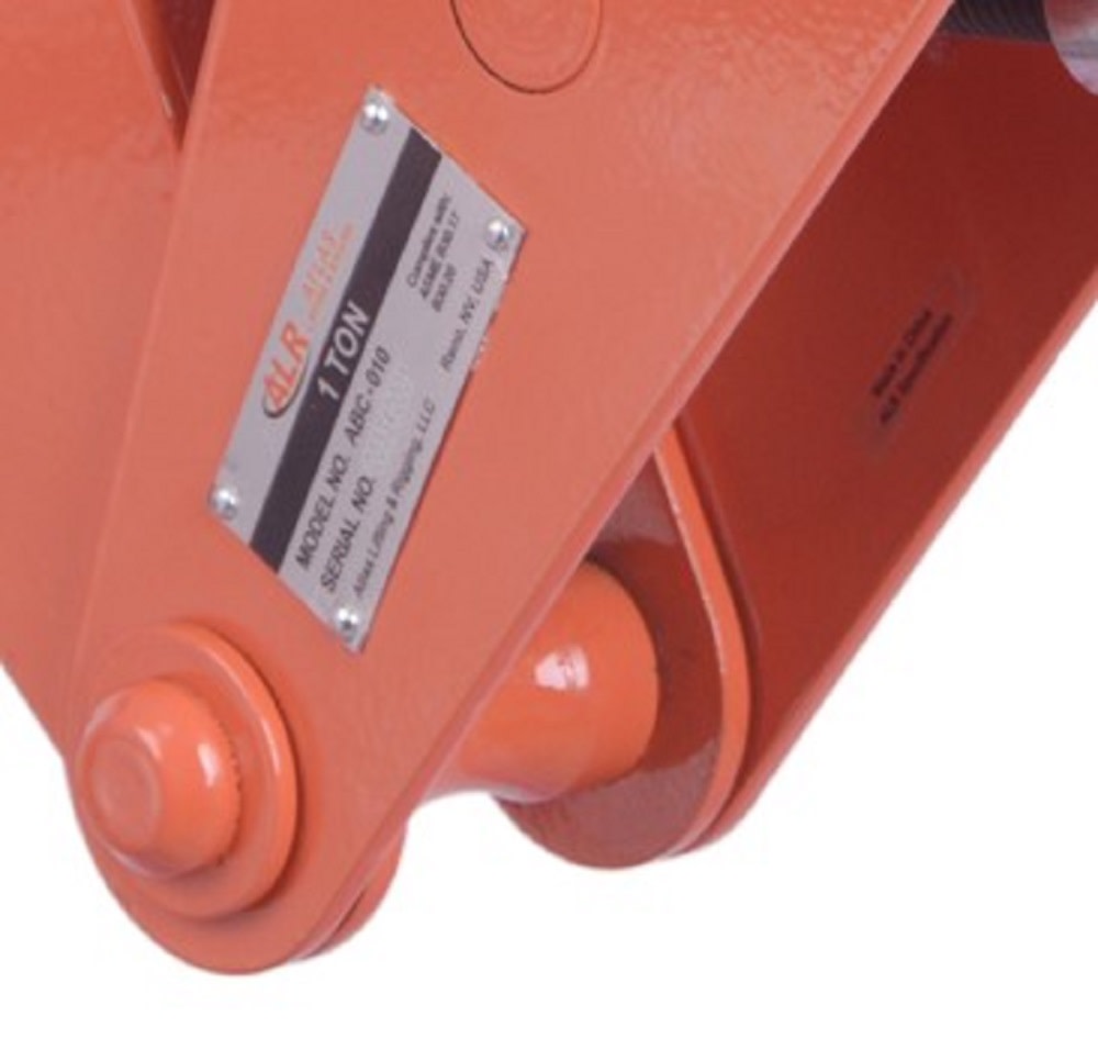 Atlas Lifting and Rigging Beam Clamp 1 Ton 2200 lbs - Ascmtools