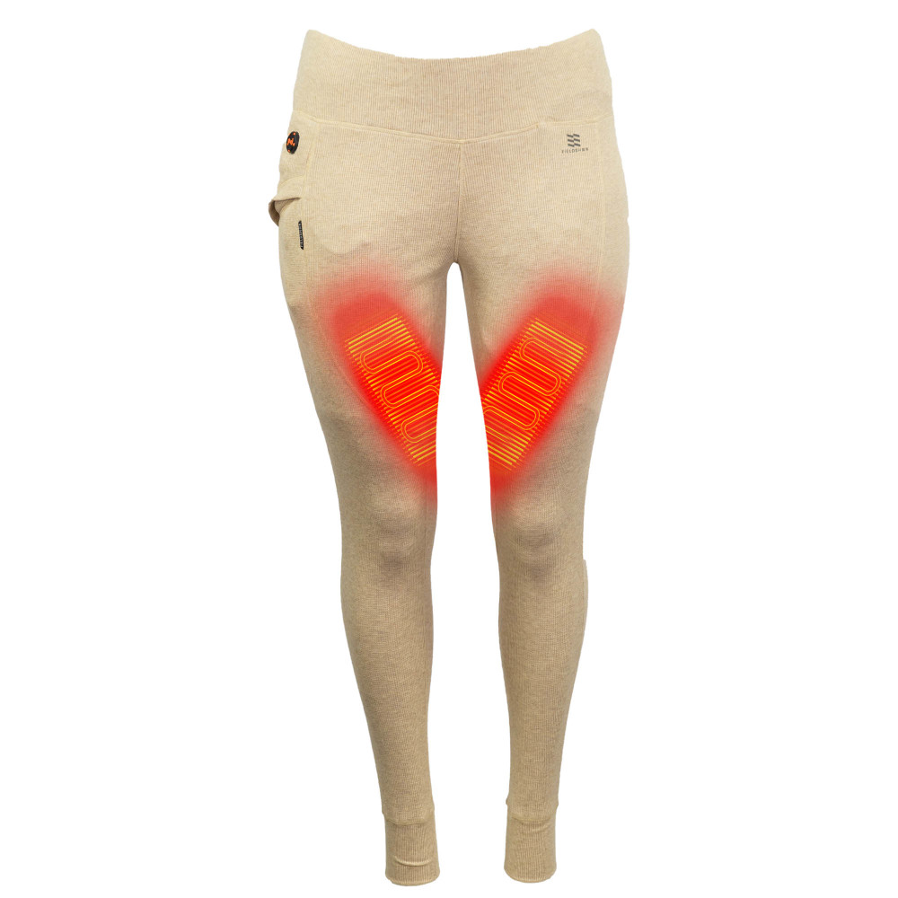 Mobile Warming Thermick Baselayer Pant Womens 7.4V Tan Medium - Ascmtools
