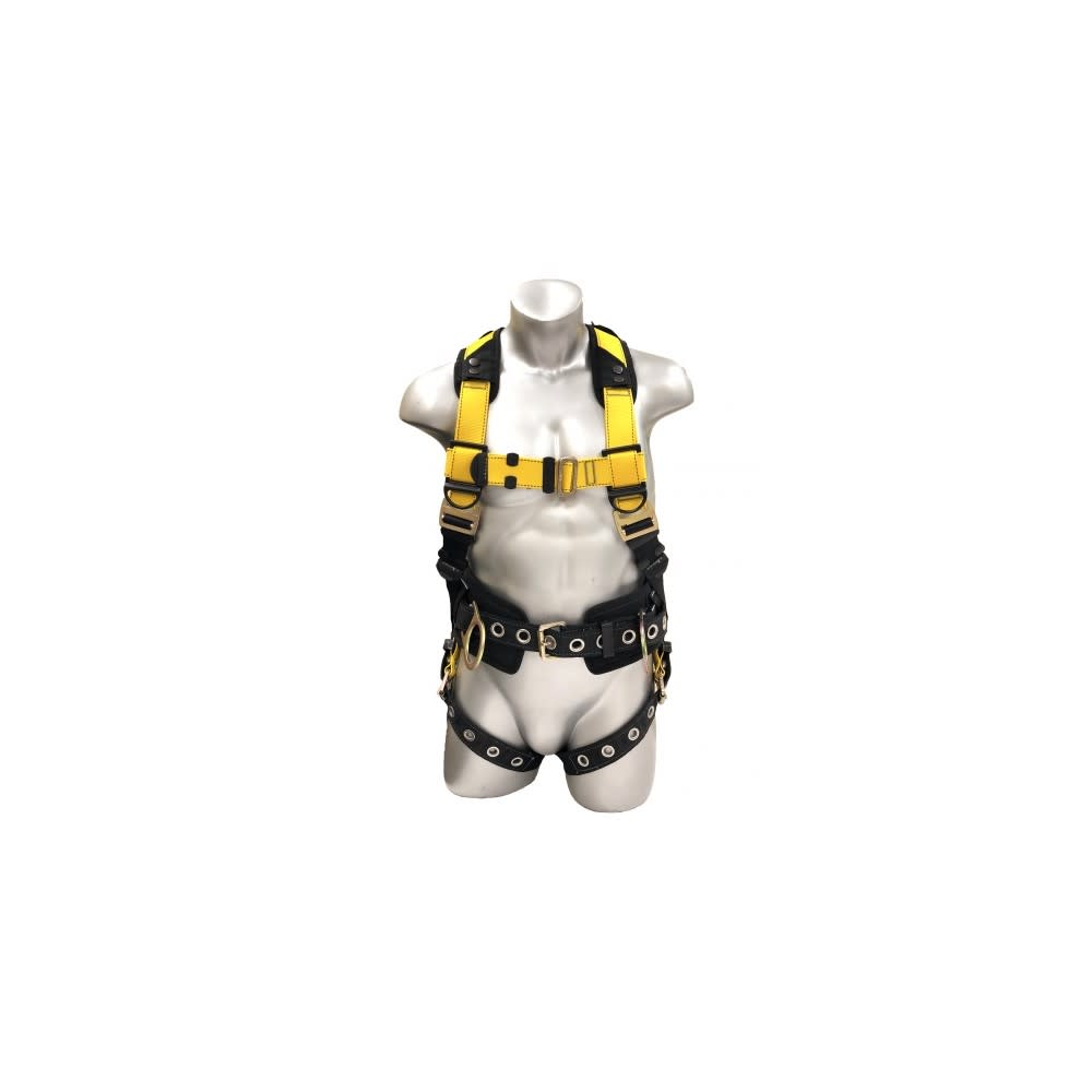 Guardian Fall Protection XXXL Series 3 Full-Body Harness with Side D-Ring - Ascmtools
