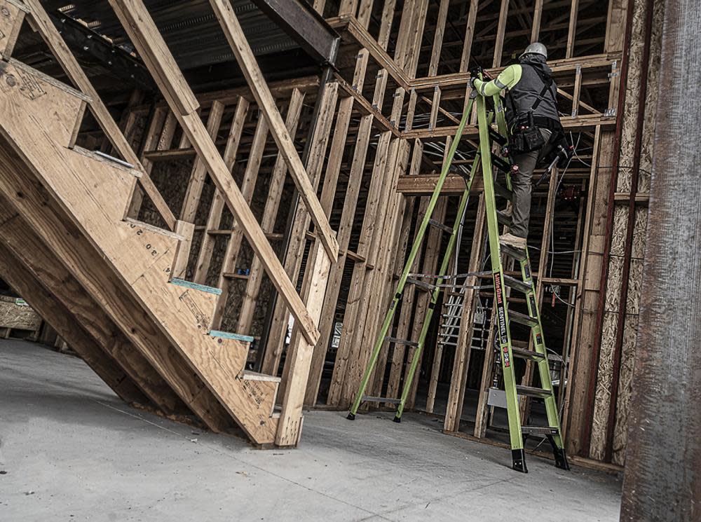 Little Giant Safety Sentinel M12 Step Ladder Type IAA Fiberglass - Ascmtools