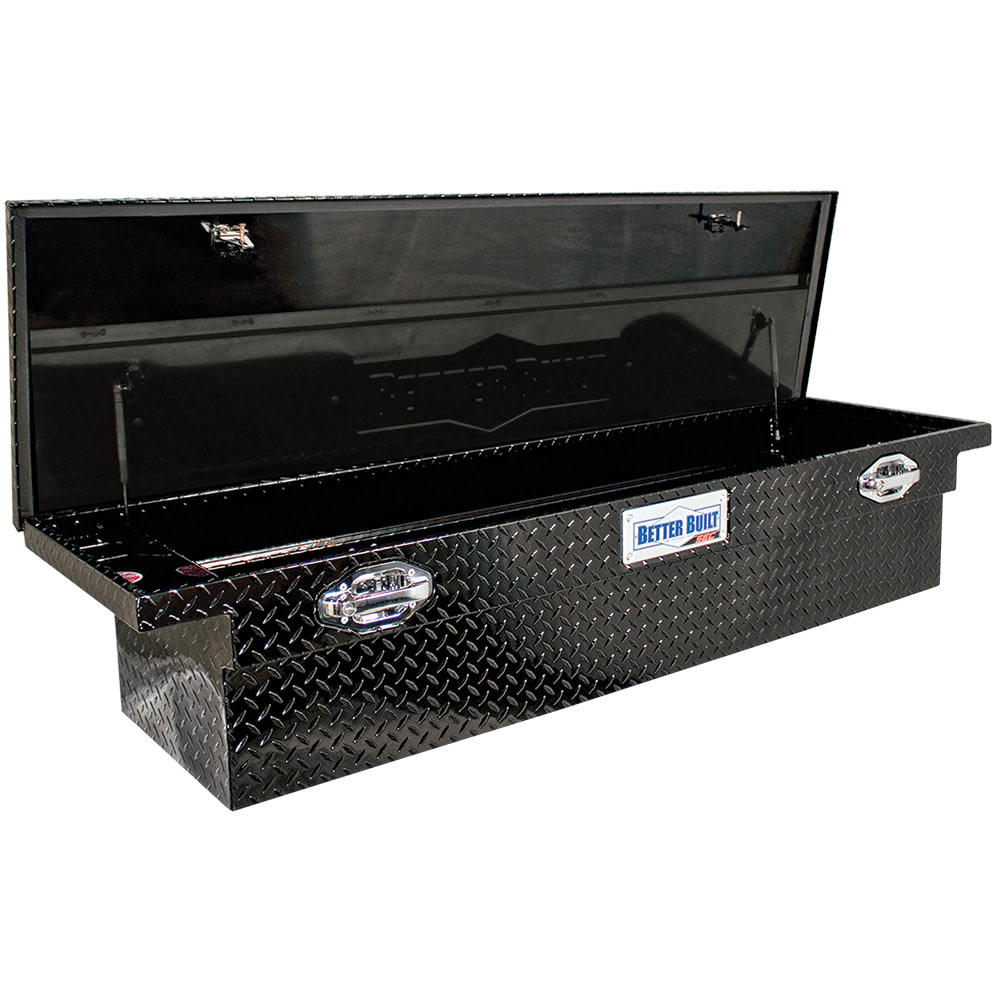 Better Built 71″ SEC Saddle Truck Tool Box LOW PROFILE GLOSS BLACK - Ascmtools