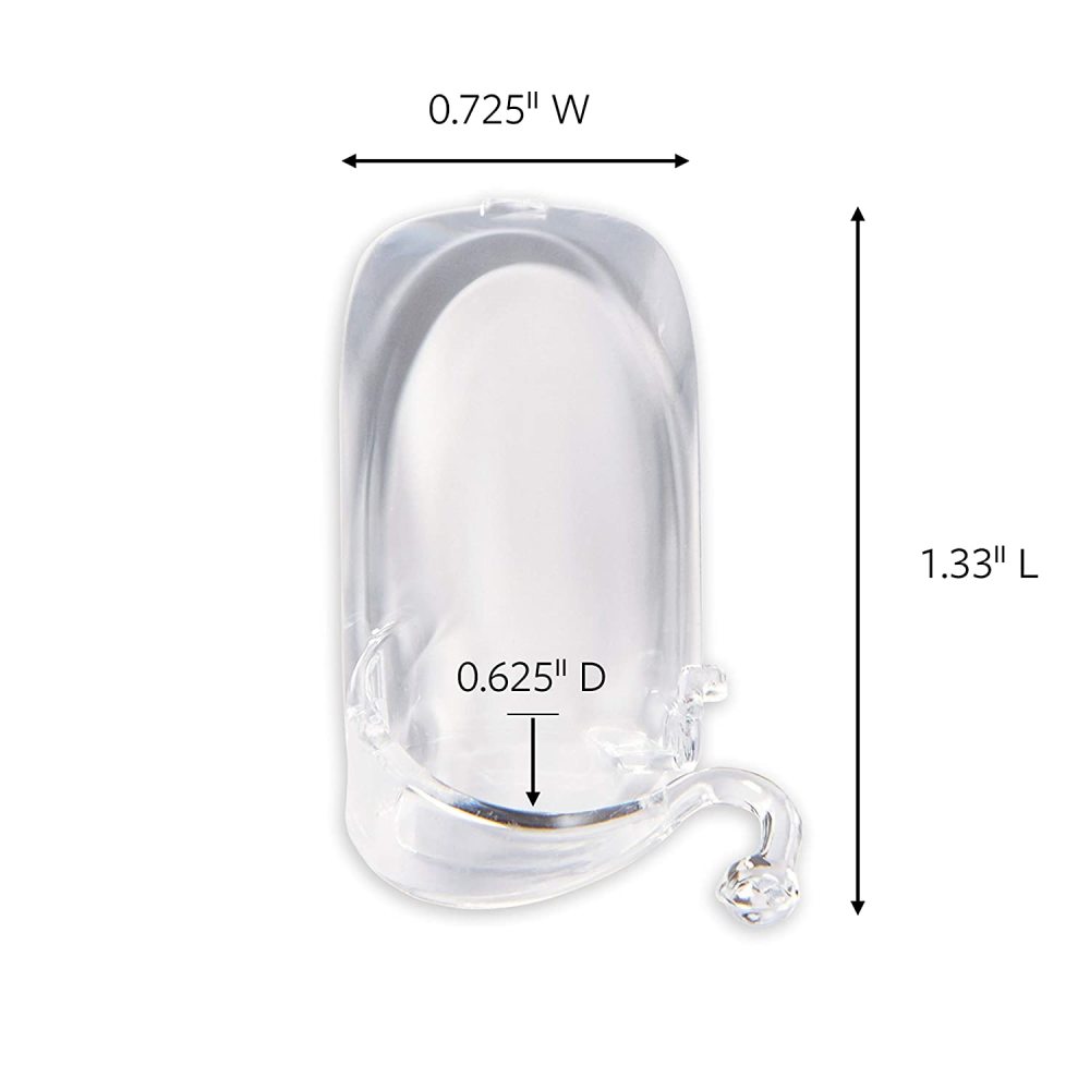 3M Command Small Clear Outdoor Rope Light Clip - Ascmtools