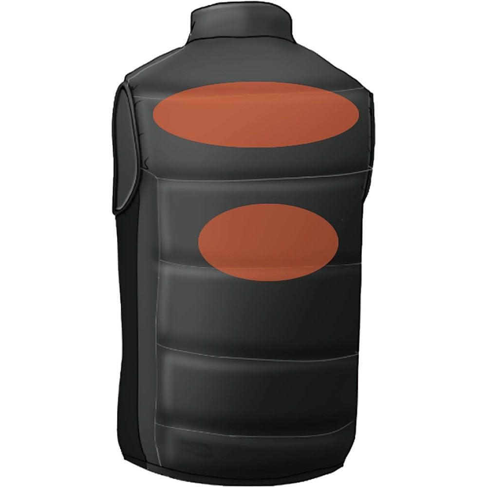 Makita 18 Volt LXT Lithium-Ion Cordless Heated Vest Vest Only (Black XL) - Ascmtools
