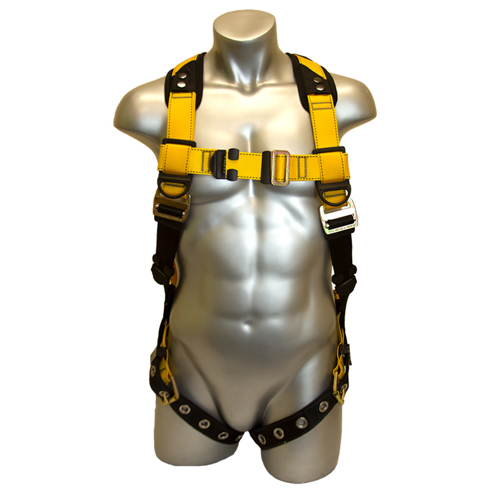 Guardian Fall Protection XL-XXL Series 3 Full-Body Harness with Chest PT - Ascmtools