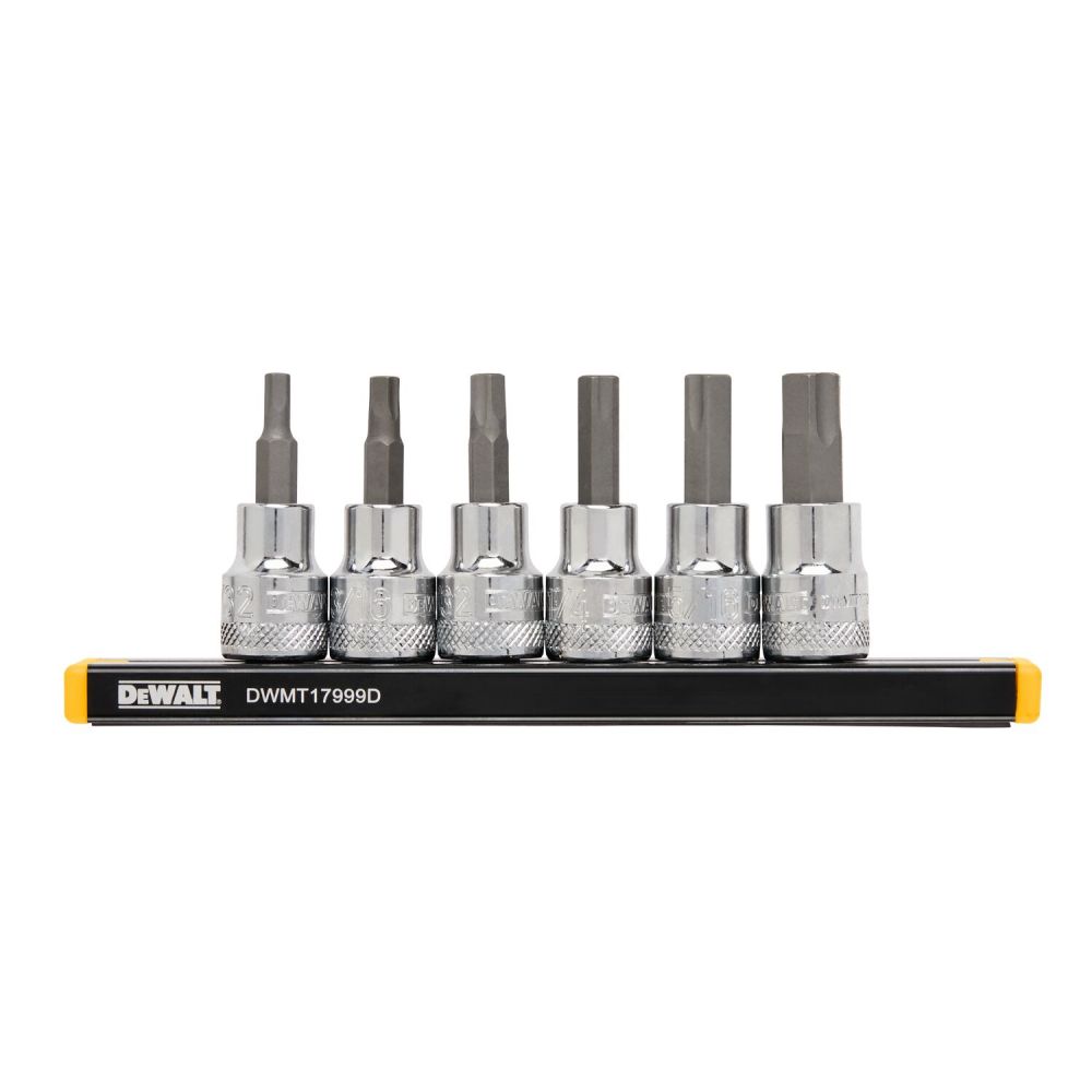 DEWALT SAE HEX Socket Set 3/8″ DRIVE 6pc - Ascmtools