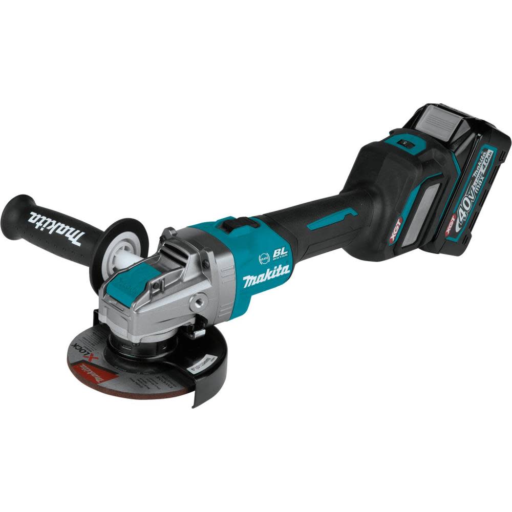 Makita 40V max XGT 5″ Angle Grinder Kit with Electric Brake - Ascmtools