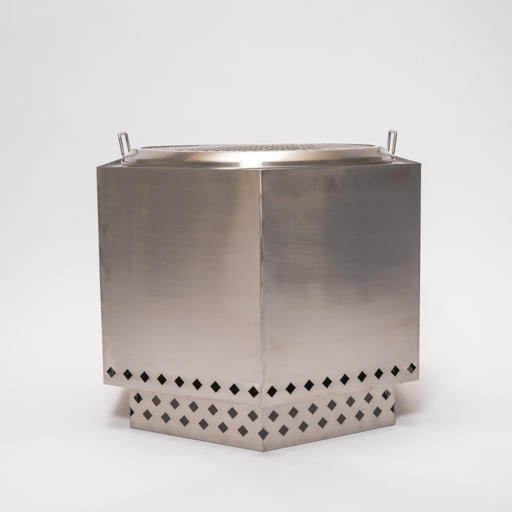 Dragonfire Firepit Bundle Smokeless Stainless Steel 23.5″ - Ascmtools