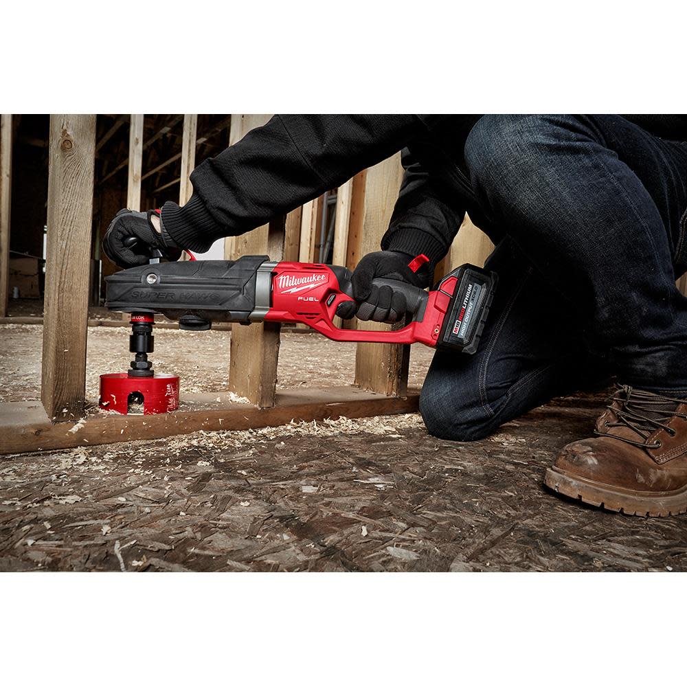 Milwaukee M18 FUEL Super Hawg Right Angle Drill QUIK-LOK Bare Tool Reconditioned - Ascmtools