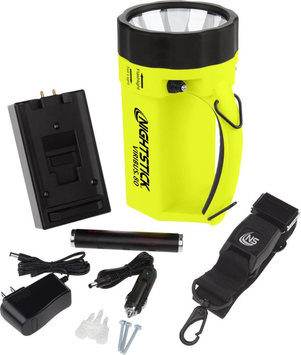 Nightstick VIRIBUS Intrinsically Safe Dual-Light Lantern Rechargeable - Ascmtools