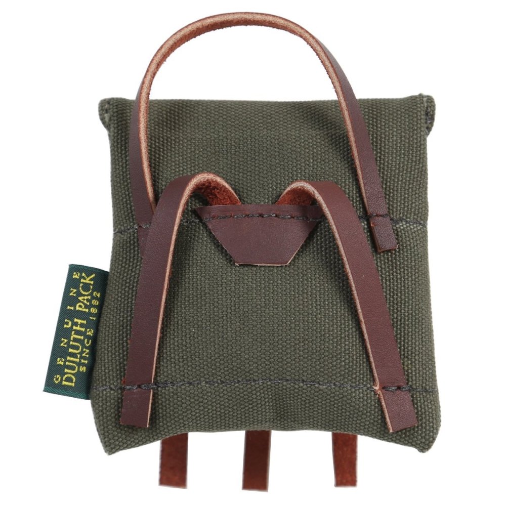Duluth Pack Olive Drab Canvas Mini Ornament Pack - Ascmtools