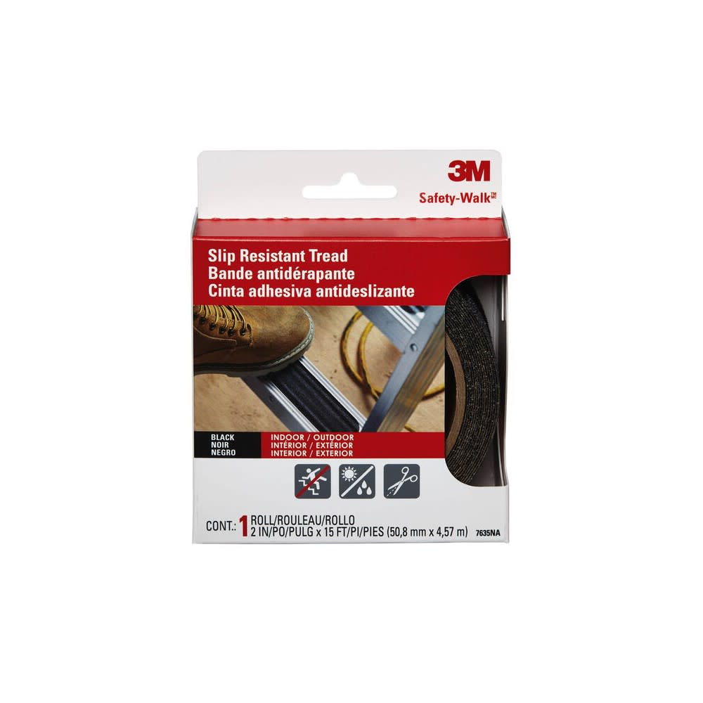 3M Safety Walk Black Step 2″ x 15′ & Ladder Tread Tape - Ascmtools