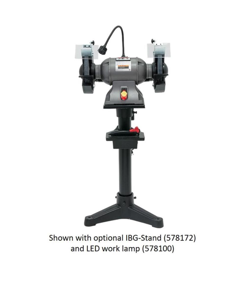 JET 8in Industrial Bench Grinder 1HP - Ascmtools