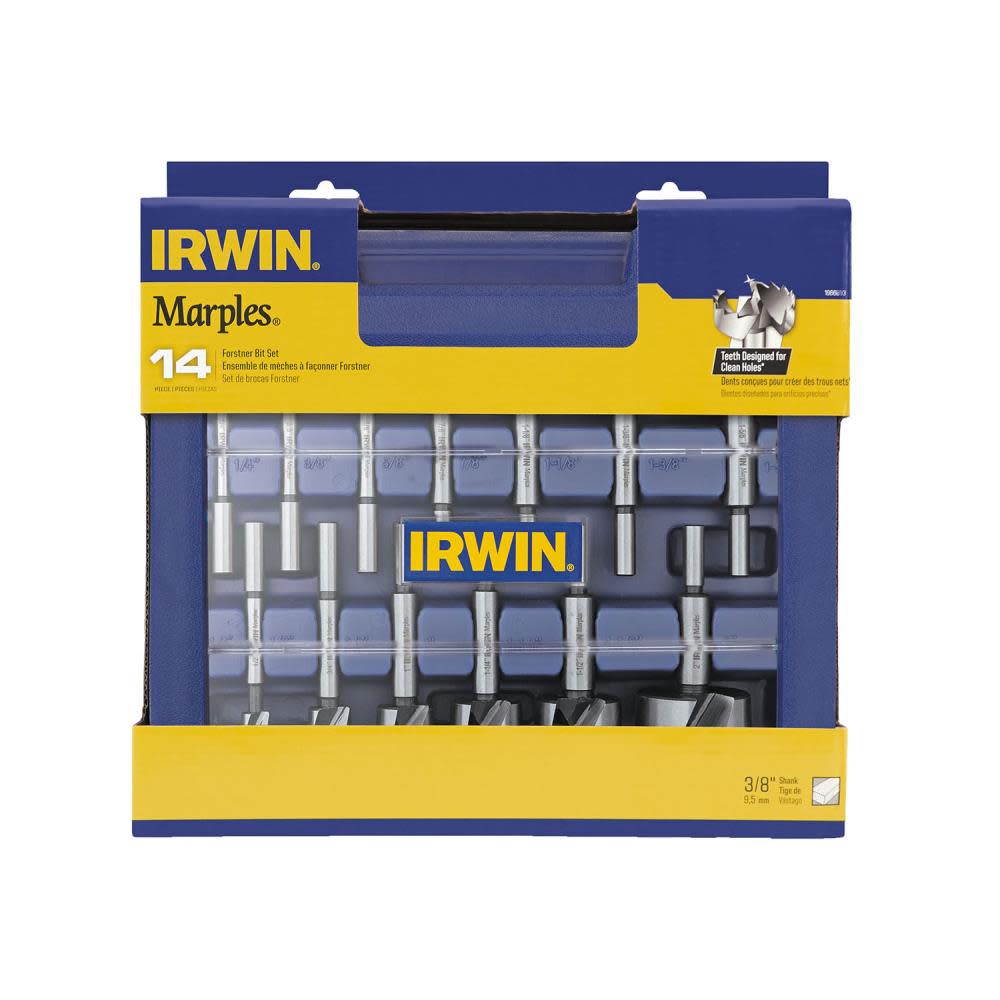 Irwin 14PC Forstner Bit Set Marples - Ascmtools
