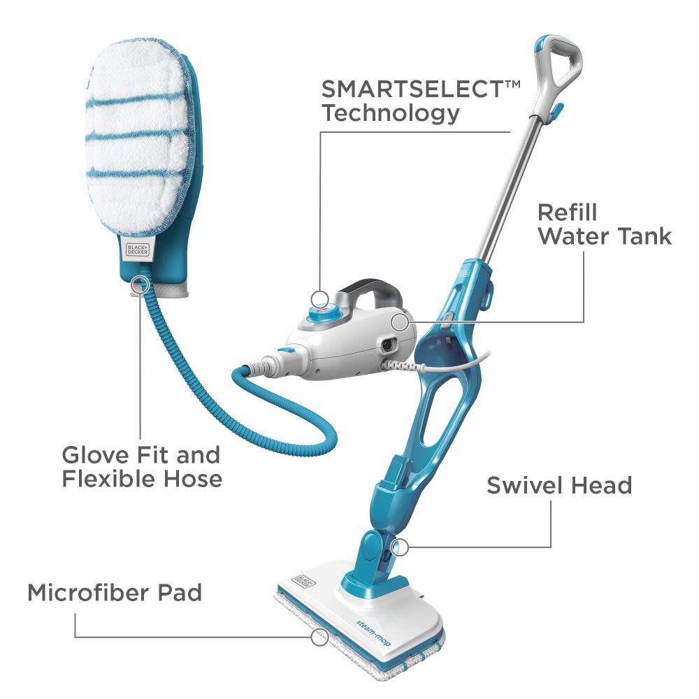 Black and Decker 7 in 1 Multipurpose Steam Cleaner - Ascmtools