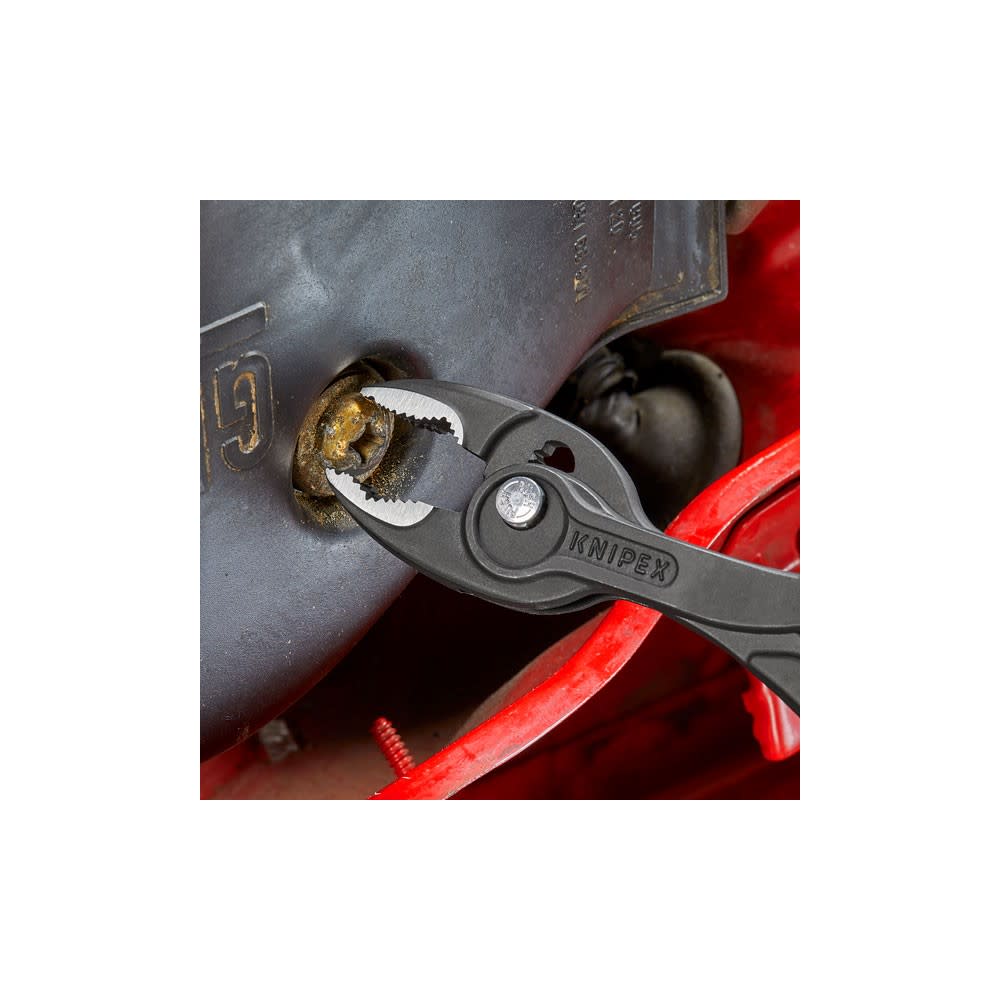 Knipex 8 In. TwinGrip Slip Joint Pliers with Dipped Handle - Ascmtools