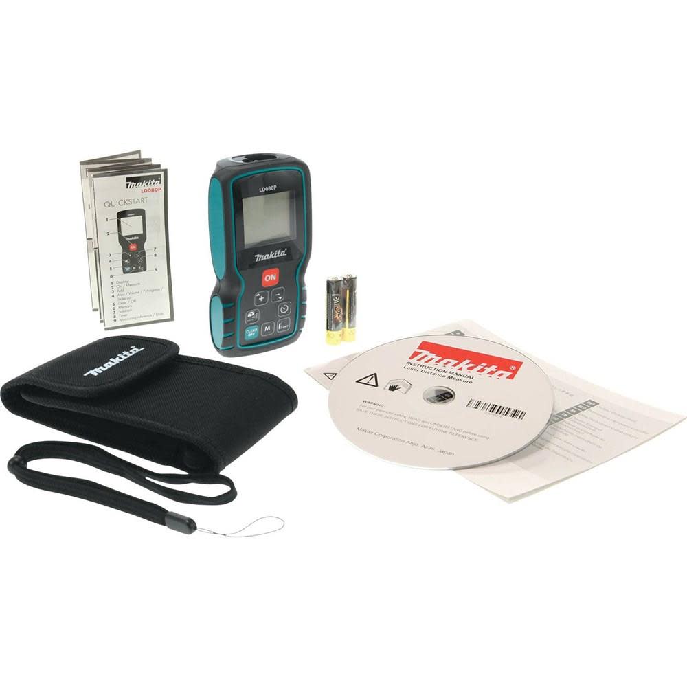 Makita Laser Distance Measure 262 ft. - Ascmtools