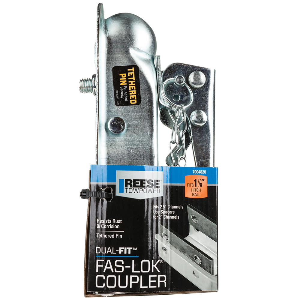 Reese Dual Fit Fas Lok 1 7/8″ 2000lbs Class I Straight Coupler - Ascmtools