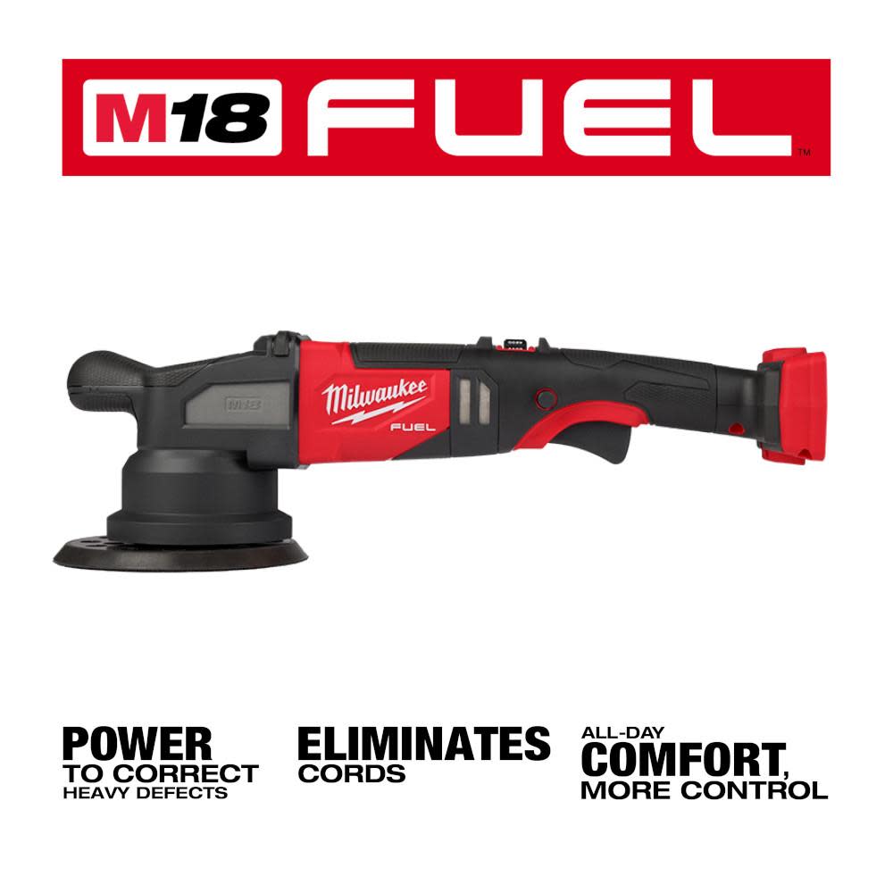 Milwaukee M18 FUEL 21mm Random Orbital Polisher Bare Tool - Ascmtools