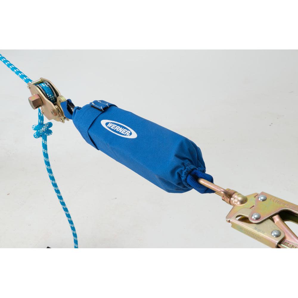 Werner L100030 30 ft 2-Man Rope Horizontal Lifeline System Cross-Arm Strap - Ascmtools