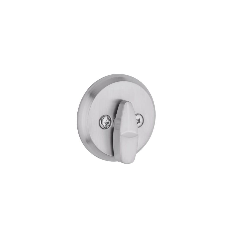Kwikset SmartKey Door Deadbolt Satin Chrome Double Cylinder Round - Ascmtools