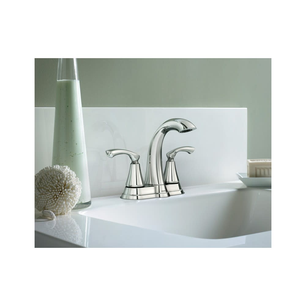 Moen Tiffin Bathroom Lavatory Faucet Chrome 2 Handle High Arc - Ascmtools