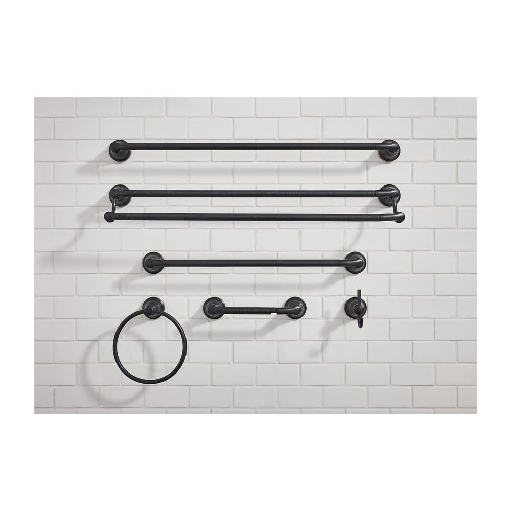 Moen Hilliard Towel Ring Mediterranean Bronze 6.375″ - Ascmtools