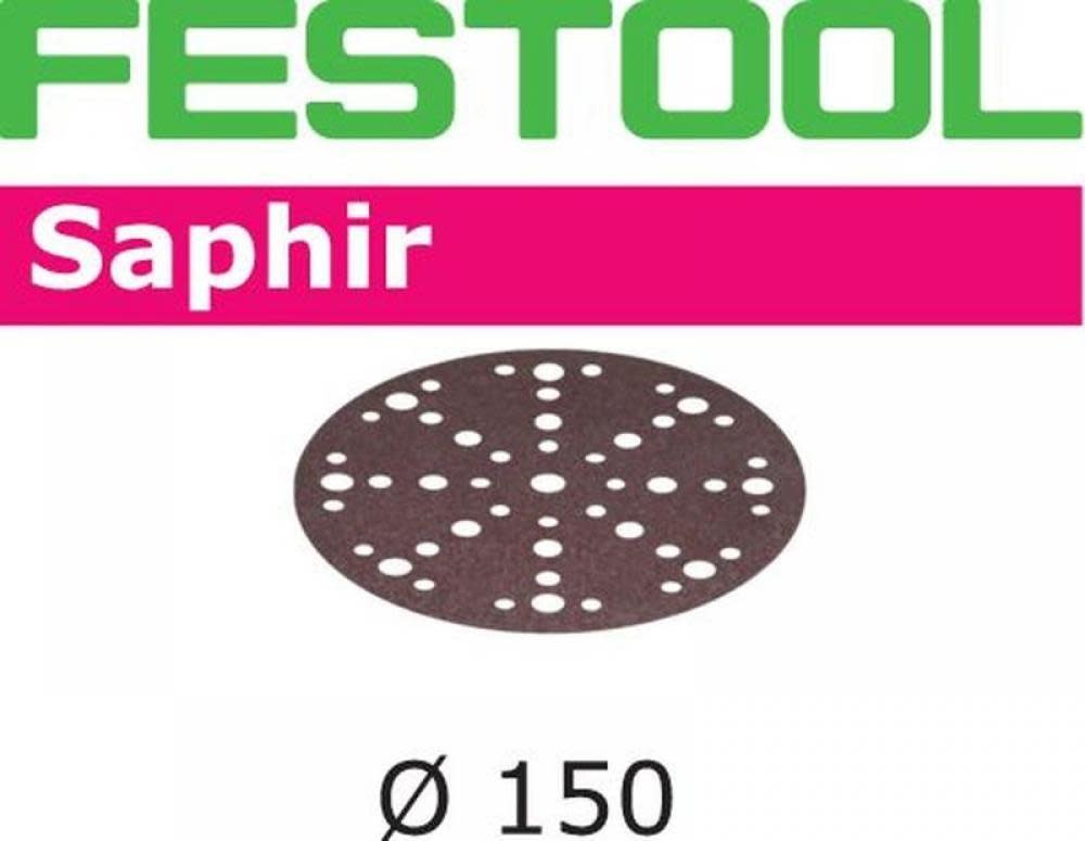 Festool Saphir Sanding Abrasive – STF D150/48 – P80 – 25 pack - Ascmtools