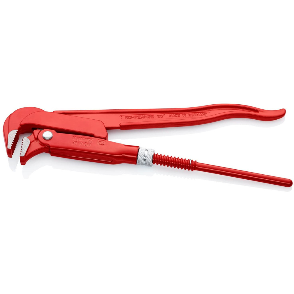 Knipex Pipe Wrench 90 Degree Angled 310 mm Swedish Pattern - Ascmtools