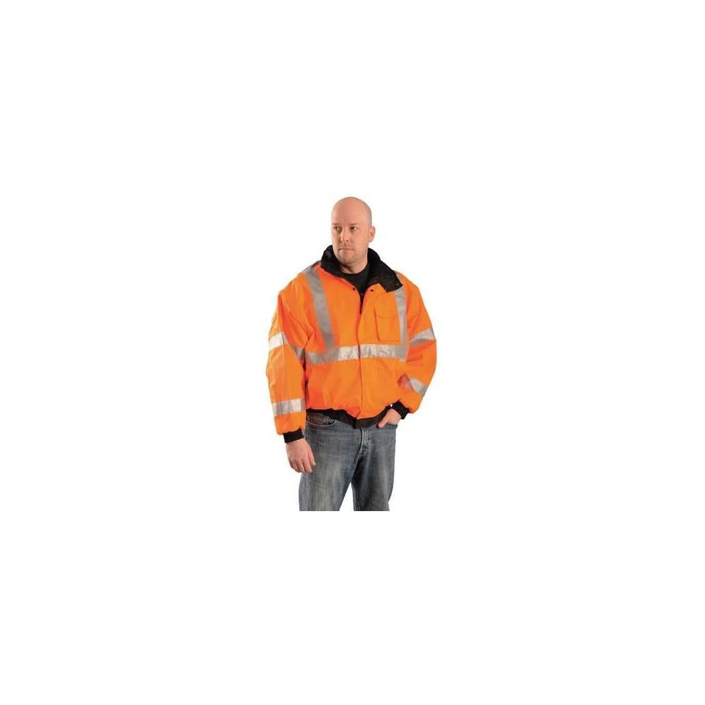 Occunomix Hi-Vis Orange Premium Four-Way Original Bomber Jacket 4X - Ascmtools