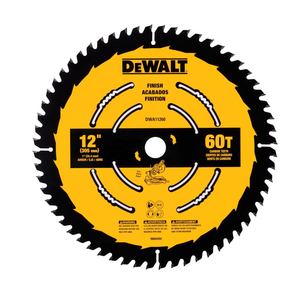 DEWALT Circular Saw Blade 12″ 60T - Ascmtools