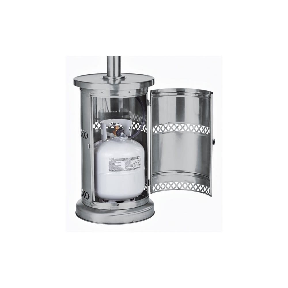 Living Accents Patio Heater 48000 BTU Chrome Steel Propane - Ascmtools