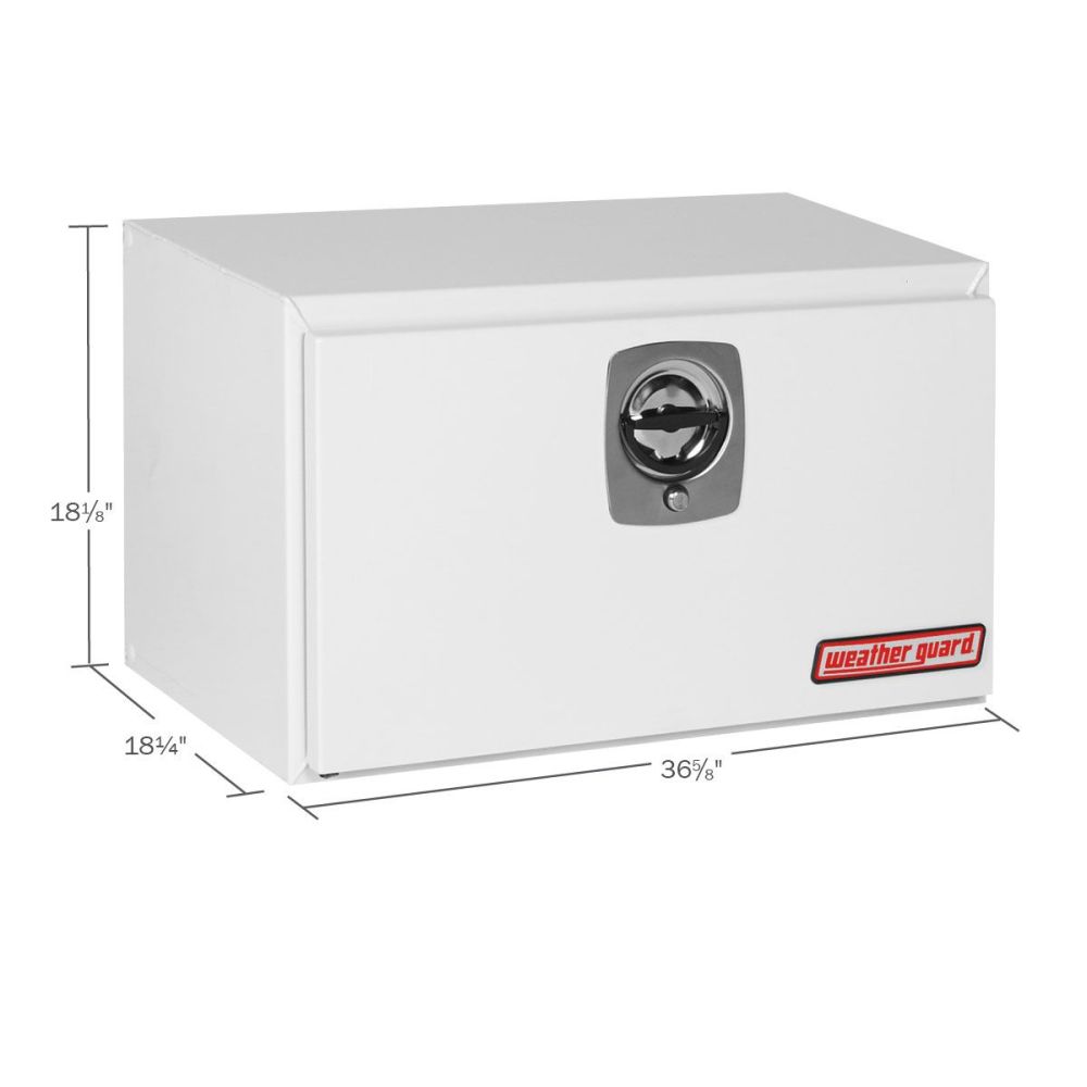 Weather Guard Standard Steel Underbed Truck Box – White - Ascmtools