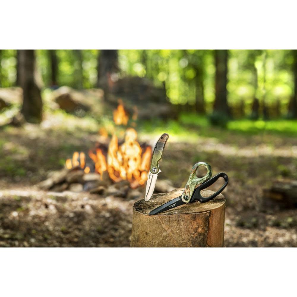 Crescent Wiss Folding Pocket Knife 3 1/4″ Drop Point EDC Camo - Ascmtools