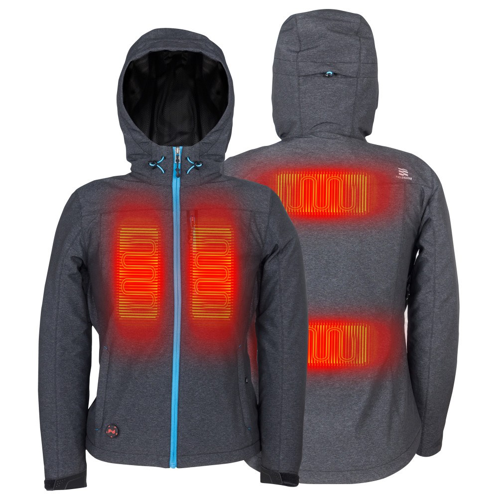 Mobile Warming Adventure Heated Jacket Women’s 7.4 Volt Heather Gray Medium - Ascmtools